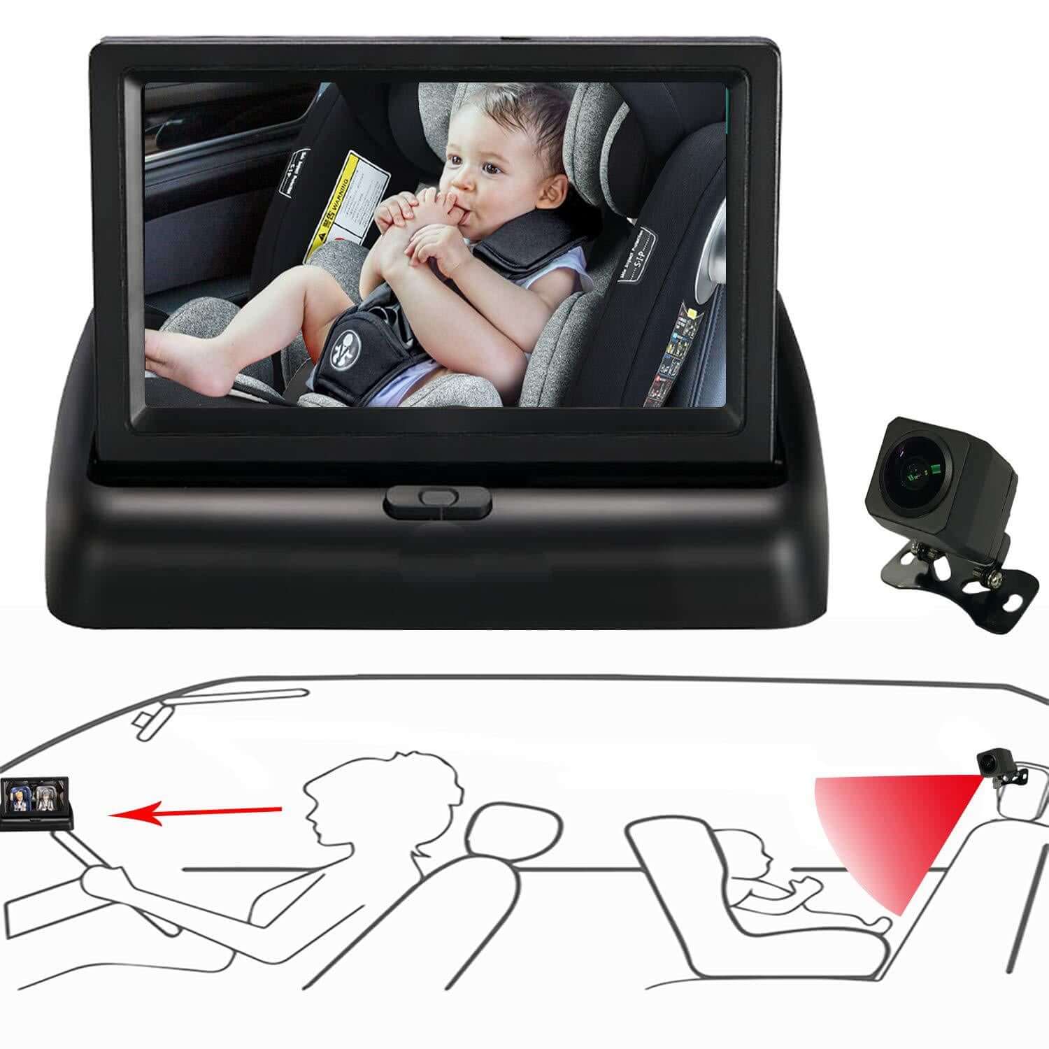 Stay Connected and Ensure Your Baby's Safety - Baby Monitor Display Cars Accessories for Kids