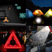 Stay Visible and Safe - 2-in-1 Solar Roadside Warning Light Car Exterior Covers