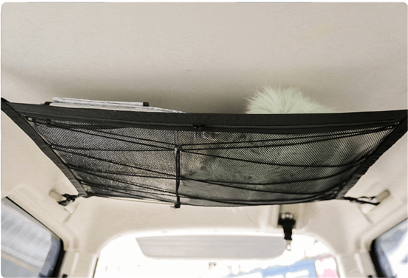 Maximize Car Storage Space - Car Ceiling Storage Net Car Organizer